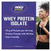Now Foods Sports, Whey Protein Isolate, Creamy Vanilla, 5 Lbs. (5lbs)