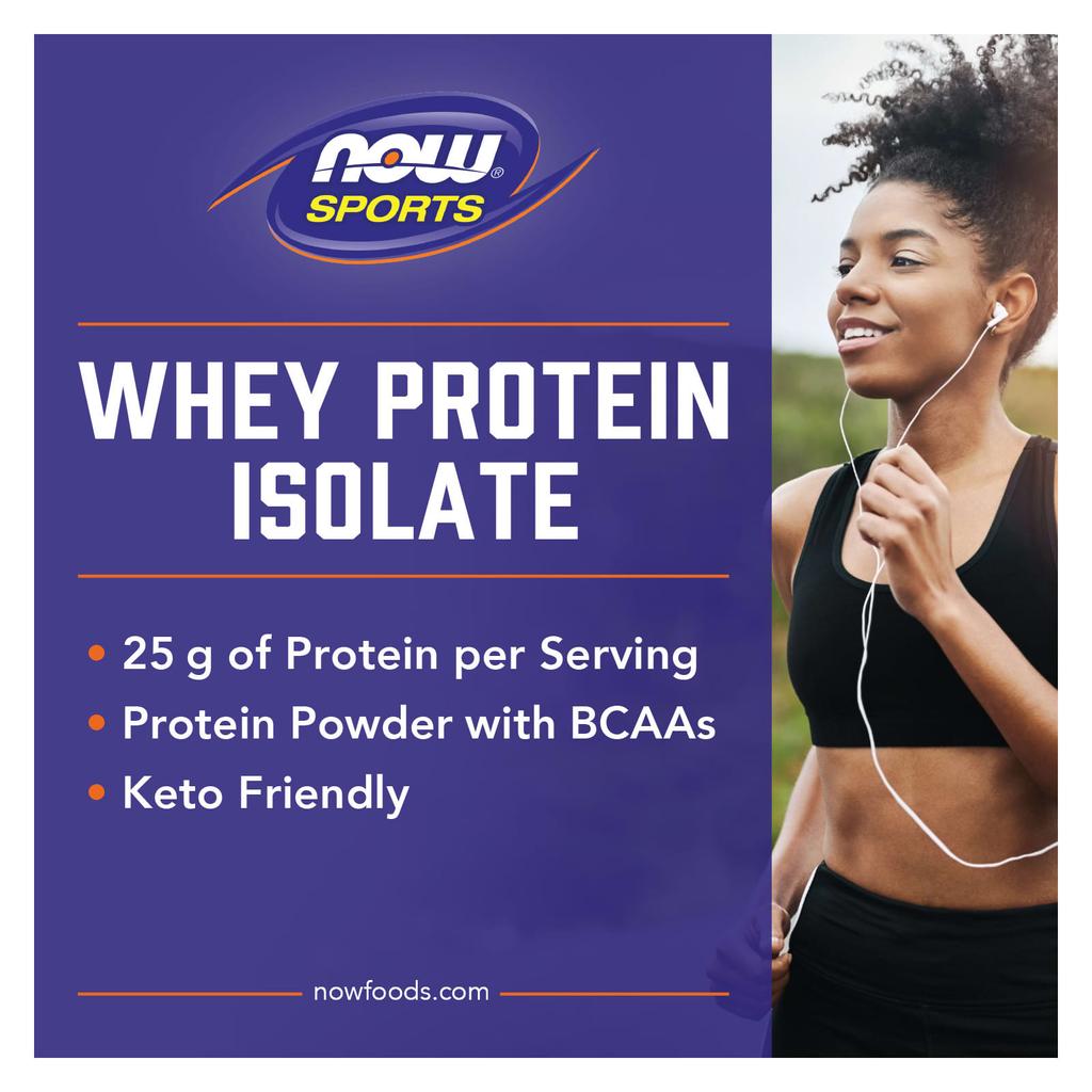 Now Foods Sports, Whey Protein Isolate, Creamy Vanilla, 5 Lbs. (5lbs)
