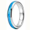 4 мм Gabe Blue Arc Edge модное кольцо