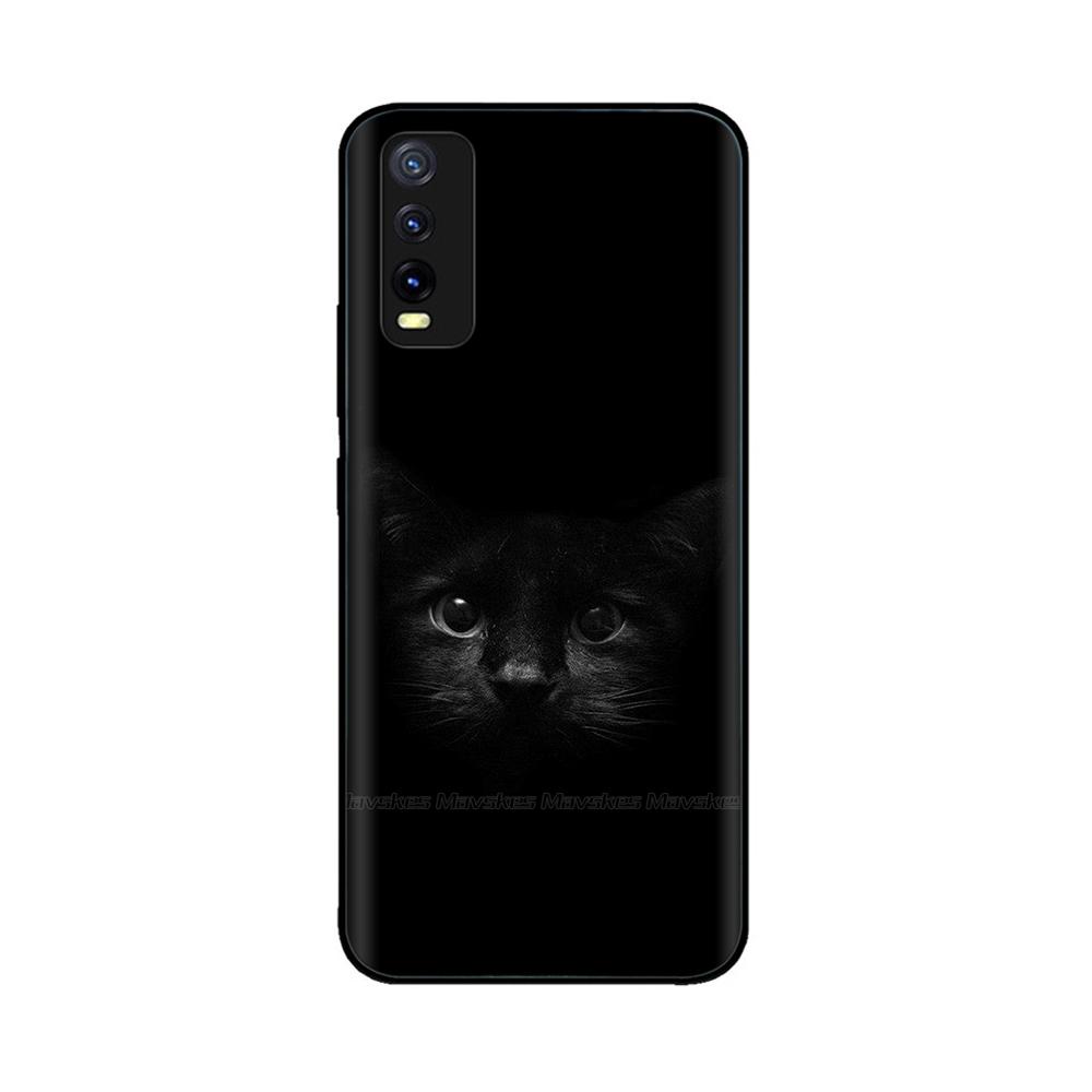 Для Vivo Y20 Y20i Y20a Y20s Vivo Y11s Y12s Чехол для телефона Милый Защита камеры Задняя крышка Для Vivo Y20 2021 V2027 Силиконовые Fundas