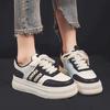 Thick Bottom Hight Increasing Board Shoes Women's New Summer Student White Shoes Women's Sports Casual Shoes