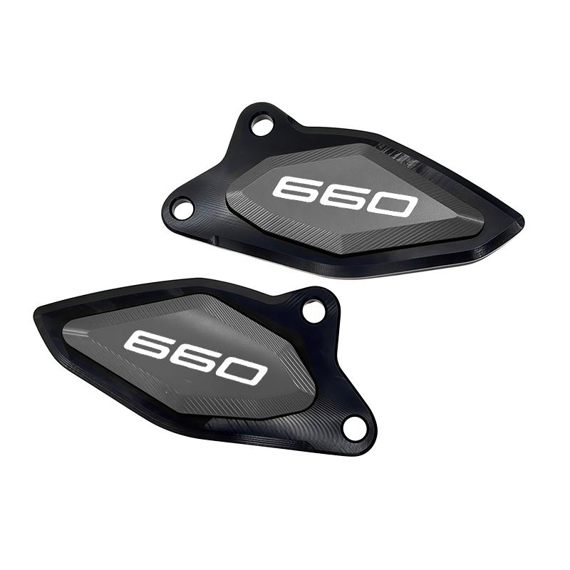 For Daytona660 Motorcycle Accessories Aluminum Footrest Heel Guard Cover Rearsets Foot Rest Peg Protector For Daytona 660 2024-