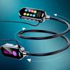 LED Display Neckband Headsets Color Screen Noise Reduction Earbuds  Neck-hanging