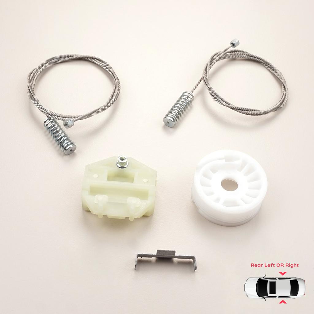 BWR5038 Electric Window Regulator Repair Set Rear Left or Right for Saab 9-3 MK1 YS3D 1998-2003 900 NG 1994-1998 5-Door HB