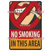 Brand Metal Tin Sign  No Smoking Russian Style Vintage Wall Decor Plaque for Home Bar Cafe