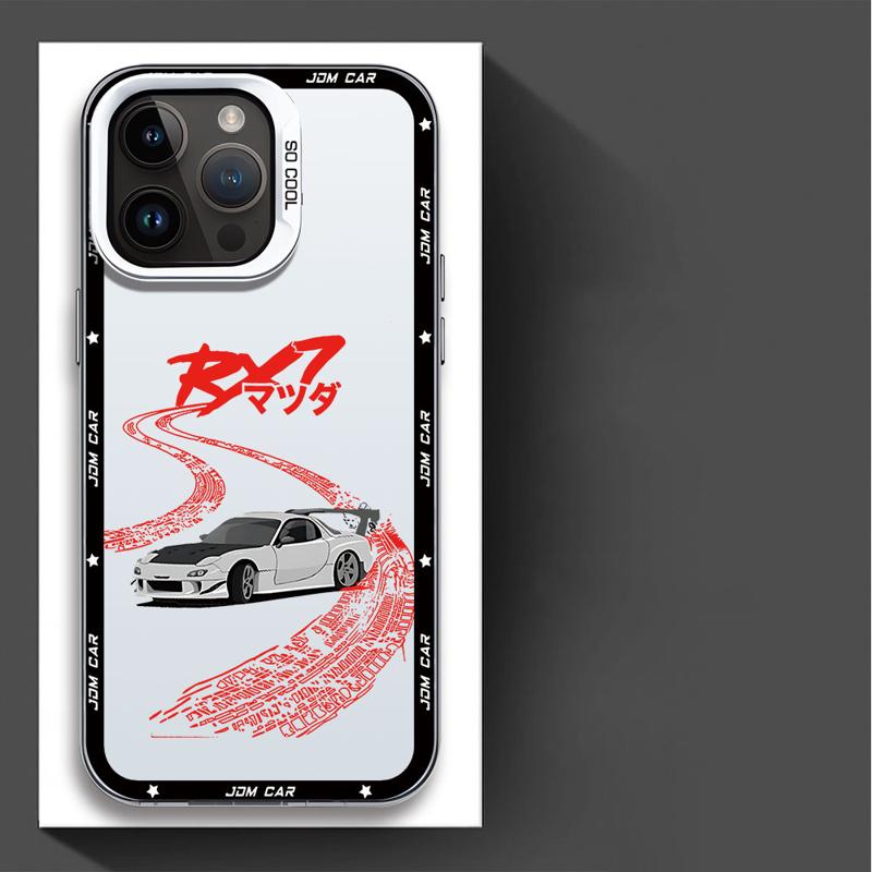 Спортивный чехол для телефона JDM Dream Car для Apple iPhone 16 15 Pro Max 13 14 Plus 12 11 Pro plus Матовый