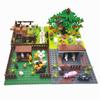 Farm Animals Trees Plants Building Blocks for Kids Compatible Classic Bricks Base Plate Toys for Children