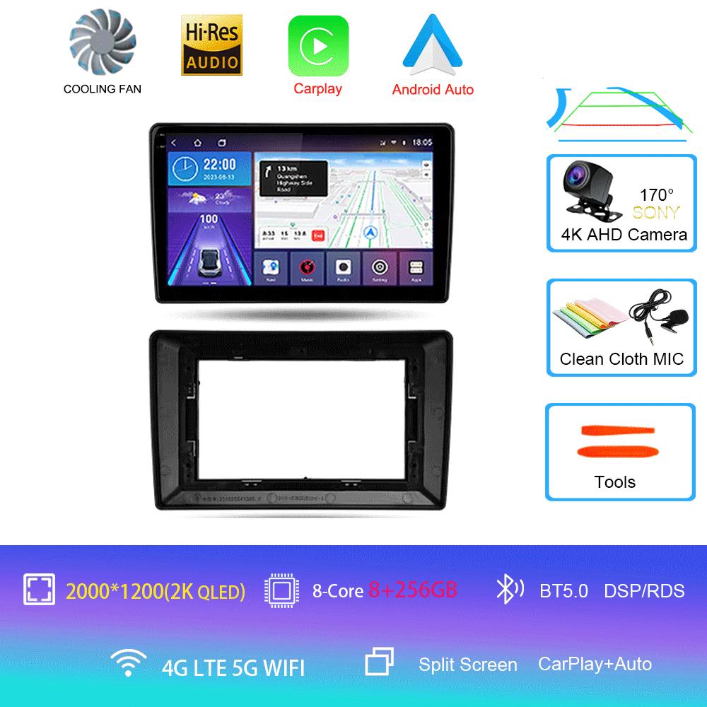 Android 14 автомобильное радио для Volkswagen Touran 2003-2015 мультимедийный видеоплеер стерео навигация GPS нет 2din 2 din dvd