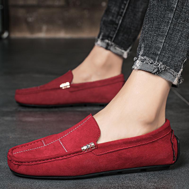Модные весенние новые мужские бархатные кожаные туфли ручной работы, высококачественные дизайнерские мокасины с мягкой подошвой, удобная посадка, роскошные повседневные туфли для вождения