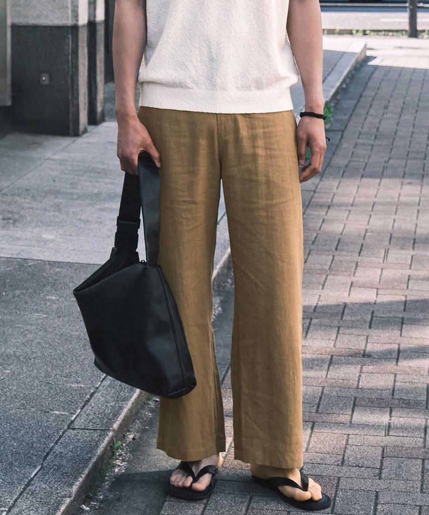 STCO Diems Linen Comfort Pants_Beige (Wide Fit)_Dpaxb62Wsd