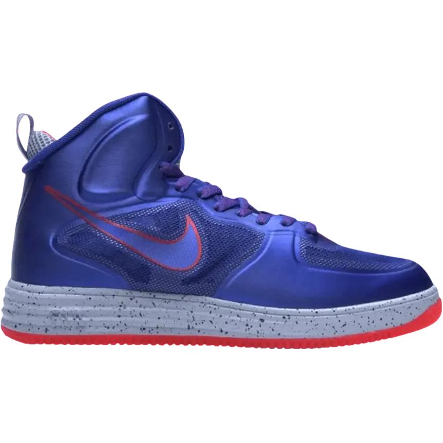 Nike Мужские кроссовки Lunar Force 1 Fuse Game Royal Синий Волчий серый Сирена красный 580616-400