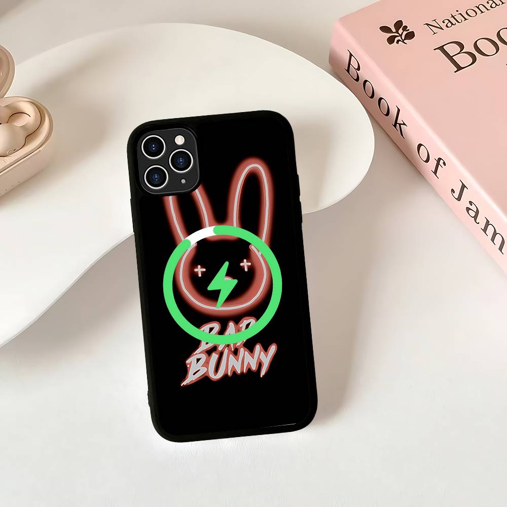 B-Bad Bunny Art For Magsafe Magnetic Phone Case For IPhone 17 16 15 14 13 12 11 Plus Pro Max PC+TPU Cover