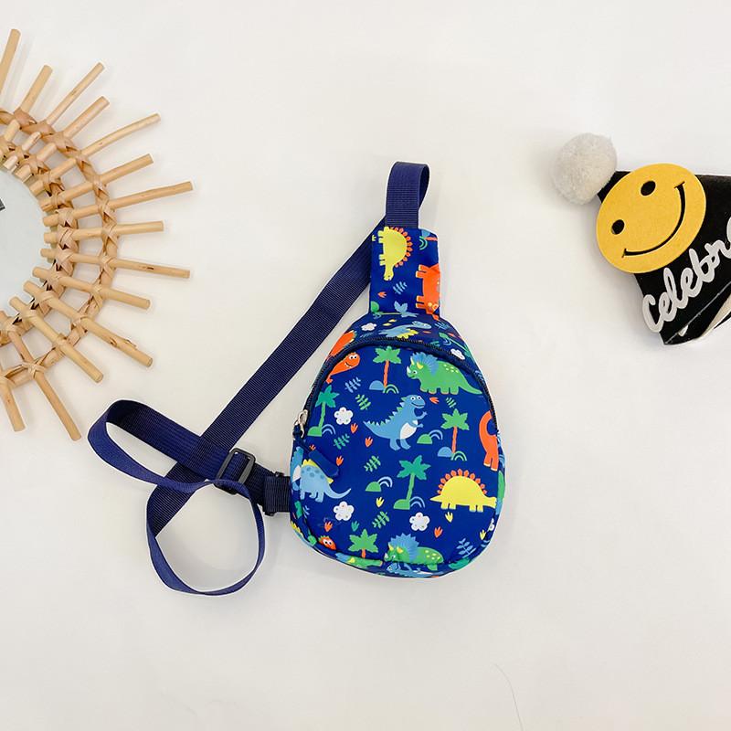 Динозавр Детский Мультяшный Одноплечевой Кроссбоди Нагрудная Сумка Детский Подарок Мода