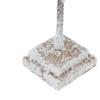 Hill Interiors Snowy Cedar Tree Wooden Block