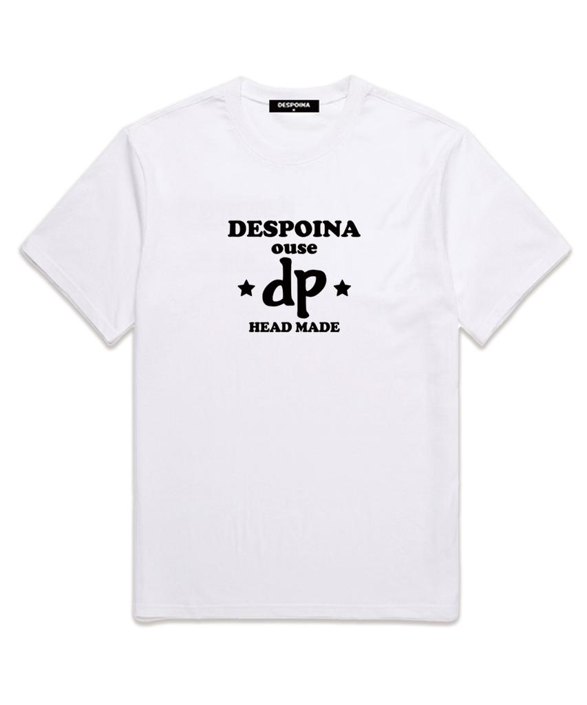 Ujeu Dp Логотип Футболка с коротким рукавом (Ds020) белый