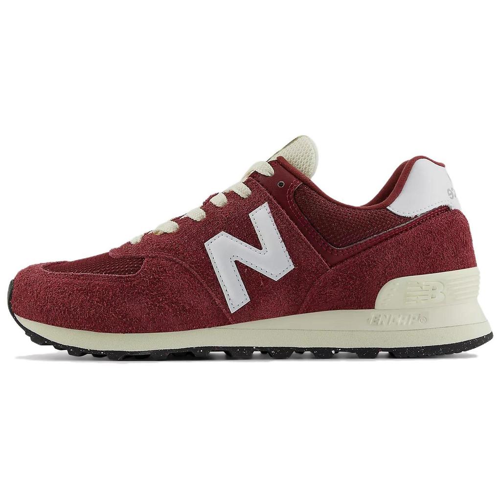 New Balance 574 Classic Crimson Unisex Sneakers Red White Angora U574RBK