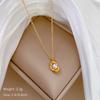 Real Gold Cold Necklace In The E-Commerce Good Goods Furnace, Women'S Collarbone Chain With Jewelry