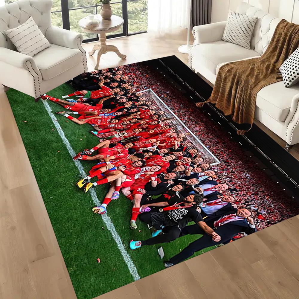 Liverpool Football Club Floor Rug Office Rug Perfect For Entryway Game Room Balcony Dining Room Antislip Rug Anime Office Decor