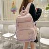 Student Schoolbag Large Capacity Junior High School Backpack High Value Durable Ridge Backpack Fashion Backpack