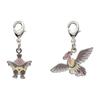 [Pokemon] Pokemon Center National Pokedex Metal Charm #629 Vullaby & #630 Mandibuzz