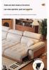 Electric Multi-functional Retro Style Genuine Leather Sofa Bed for Small Apartments