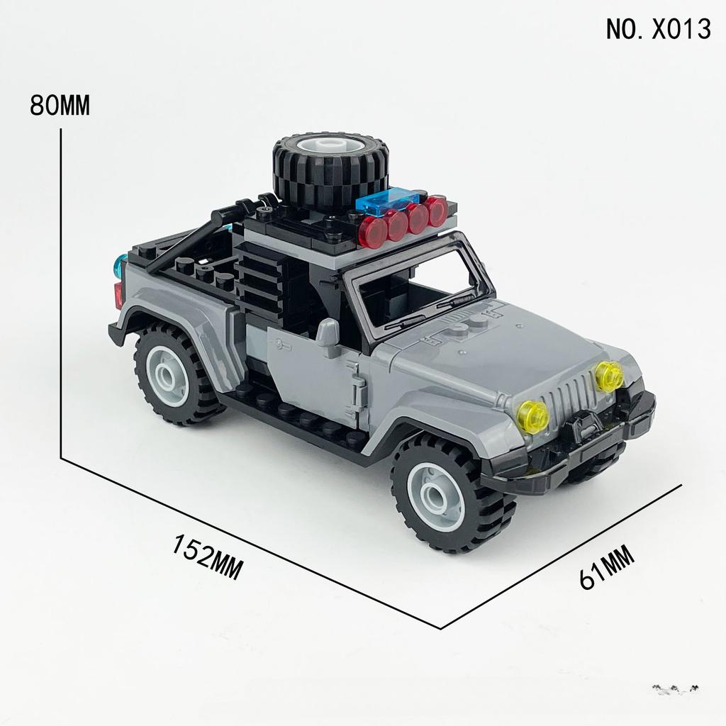 MOC Creative Series Wilderness Hunter Truck Building Block Toys