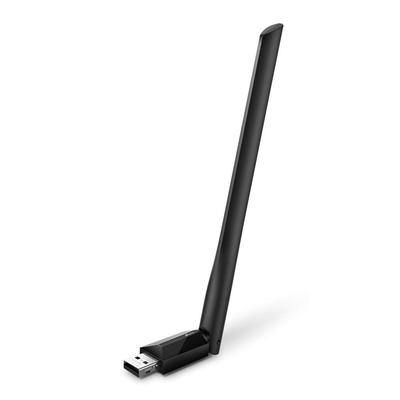 Wi-Fi адаптер TP-Link Archer T2U Plus, 433 + 200 Мбит/с, поддержка 11ac, двухдиапазонный, с антенной высокой мощности, 3 года гарантии.