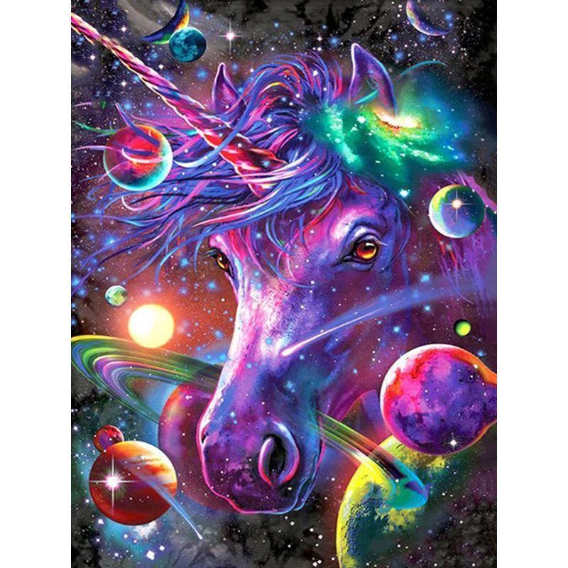 Round Diamond 5D DIY Diamond Painting "Space Planet Dolphin Waves" 3D Mosaic Embroidery Cross Stitch 5D Home Decoration