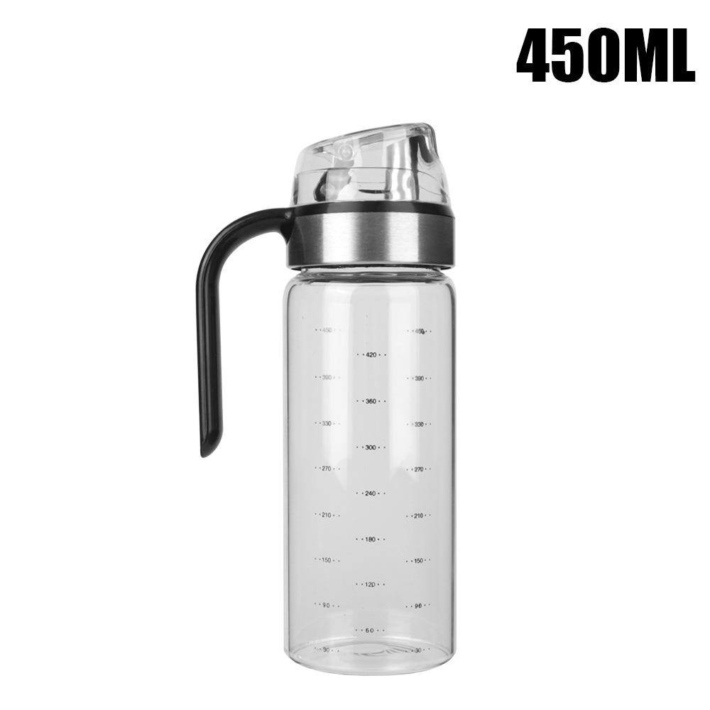 С автоматической откидной крышкой для оливкового масла, бутылка-дозатор для приправ, герметичный кухонный инвентарь, прозрачное стекло