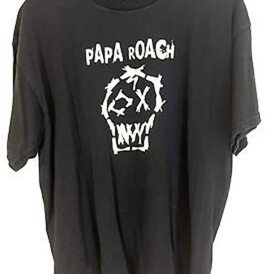 Рок-группа Papa Roach футболка с черепом черная Унисекс футболка Все размеры JM469 Унисекс футболка