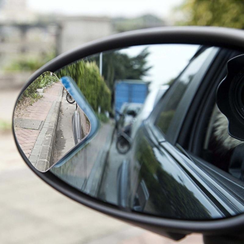 2 шт. регулируемое стекло выпуклое автомобильное мотоциклетное зеркало для слепых зон парковка зеркало заднего вида козырек от дождя