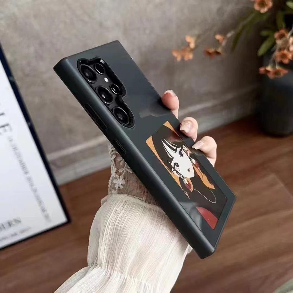 Доступен защитный чехол для Samsung S24 Ultra с четырехцветным E-Ink экраном, NFC, функцией зеркалирования экрана, возможностями DIY и защитой от падений.