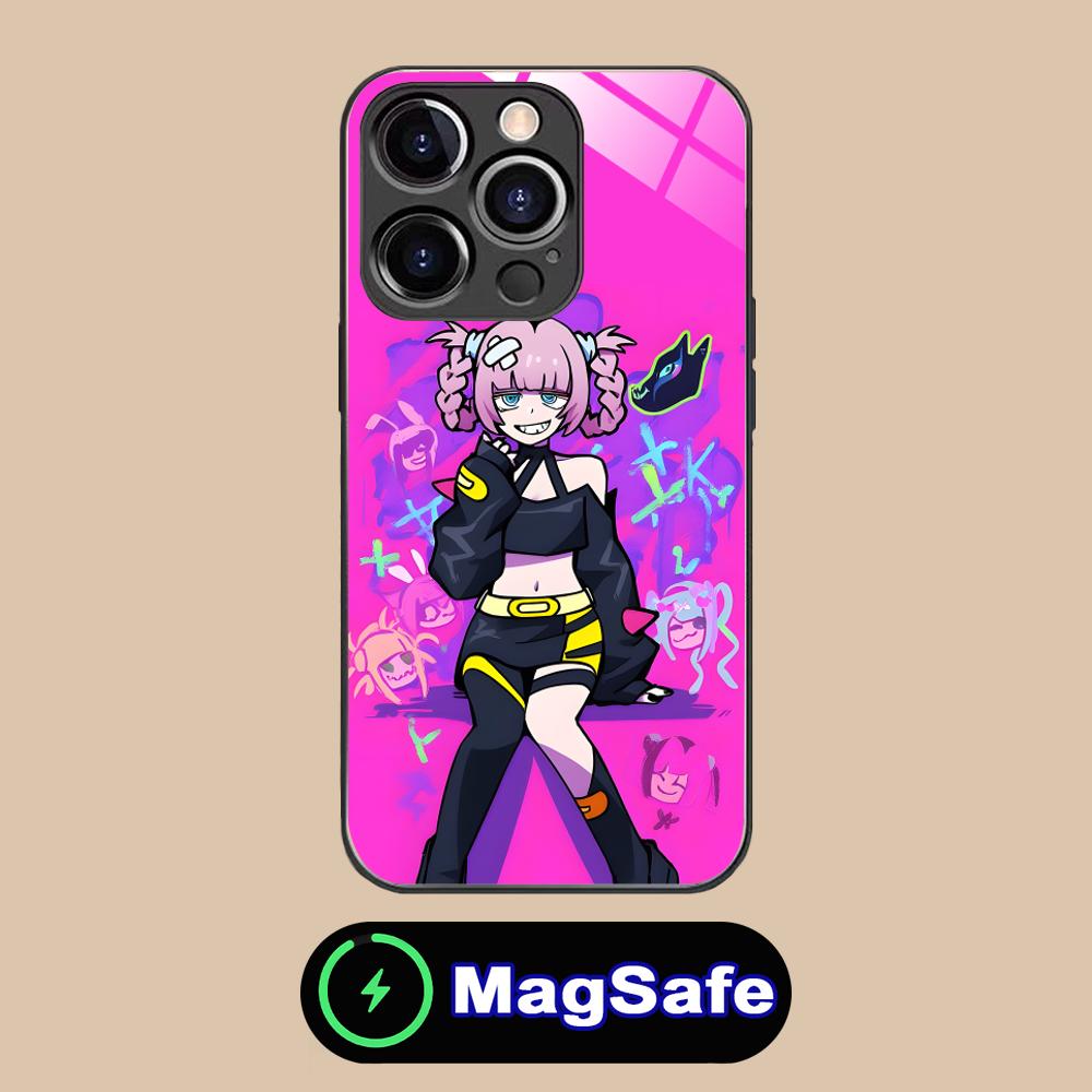 Чехол для телефона "Банда глупых девушек" для iPhone 16 15 14 13 12 11 Pro Max Plus Mini MagSafe Стеклянный Цветной Защитный Чехол для Смартфона