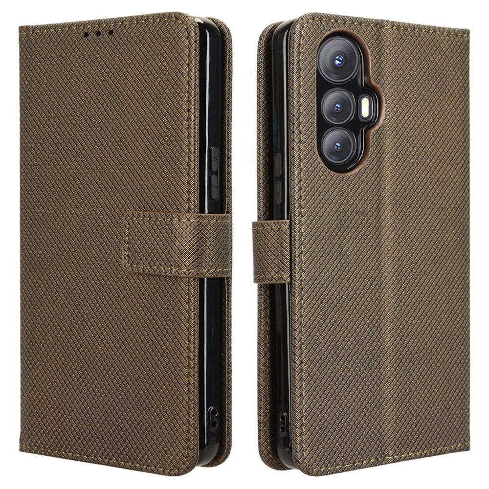 For Cubot Max 5 Case PU Leather Diamond Texture Wallet Phone Cover