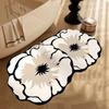 Супер впитывающий коврик для пола Красивый коврик для входной двери Современный декоративный коврик для двери Ванная комната