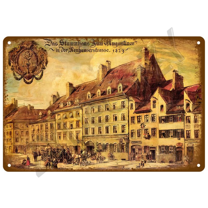 Vintage Posters Cocktail Tin Sign Plaque Metal Sign Plate Decoration Wall Art Home Decor For Bar Pub Club Man Cave Iron Painting