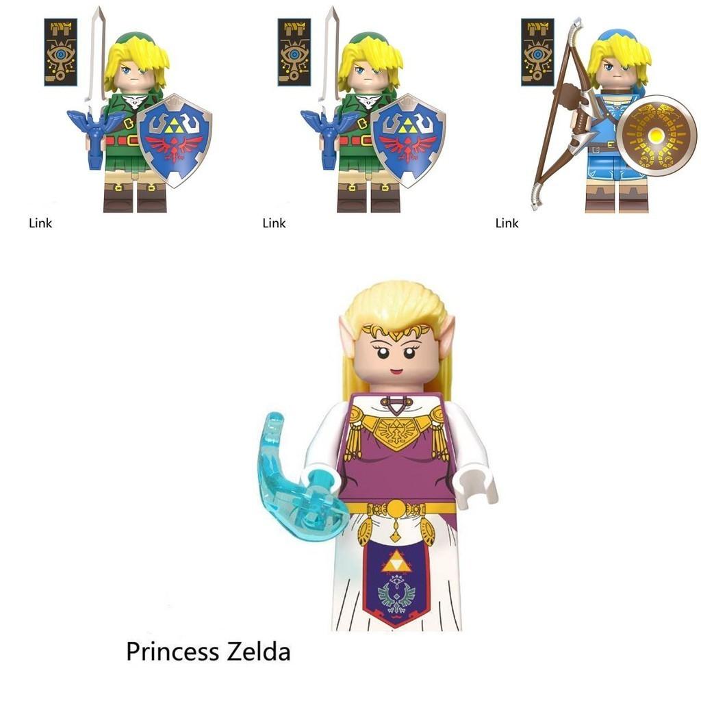 Легенда о Зельде Линк Принцесса Зельда Мини-фигурки Строительные блоки Куклы 100% Абсолютно новые и высокого качества