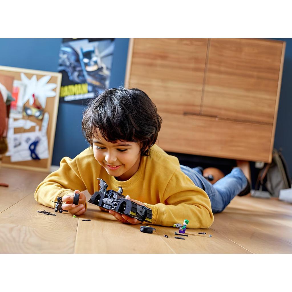 LEGO Super Hero Collection Batman And The Batmobile In Pursuit Of Joker Building Blocks 342 76119