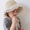 Children Girl Sweet Style Cute Breathable Straw Sunhat