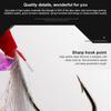Crystal Barbed Bait Hooks Mackerel Feathers Mackerel Barbed Hook Bass Cod Lures Sea Fishing Rigs