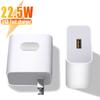 USB-адаптер для зарядки 22,5 Вт, быстрая зарядка сотовых телефонов, зарядные устройства GaN, USB-A, адаптер питания, разъем для iPhone 15, Samsung, Xiaomi, Redmi