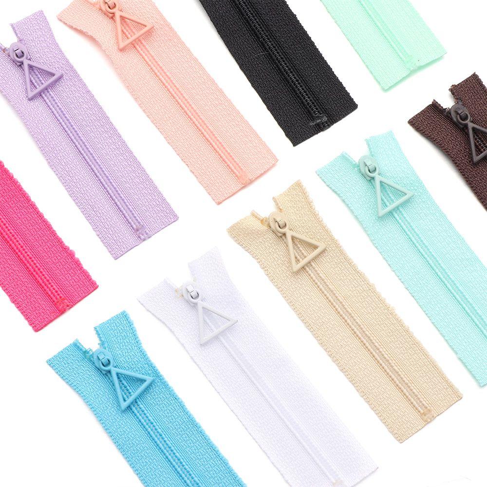 Head 20 Colors Handmade Sewing Scrapbooking Doll Clothing Zippers Garment Applique Mini Zipper