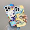 Game GI Paimon White Translucent Mobile Phone Case for iPhone 17 16 15 14 13 12 11 X XR XS 8 7 Air Pro Max Plus Colorful Cover