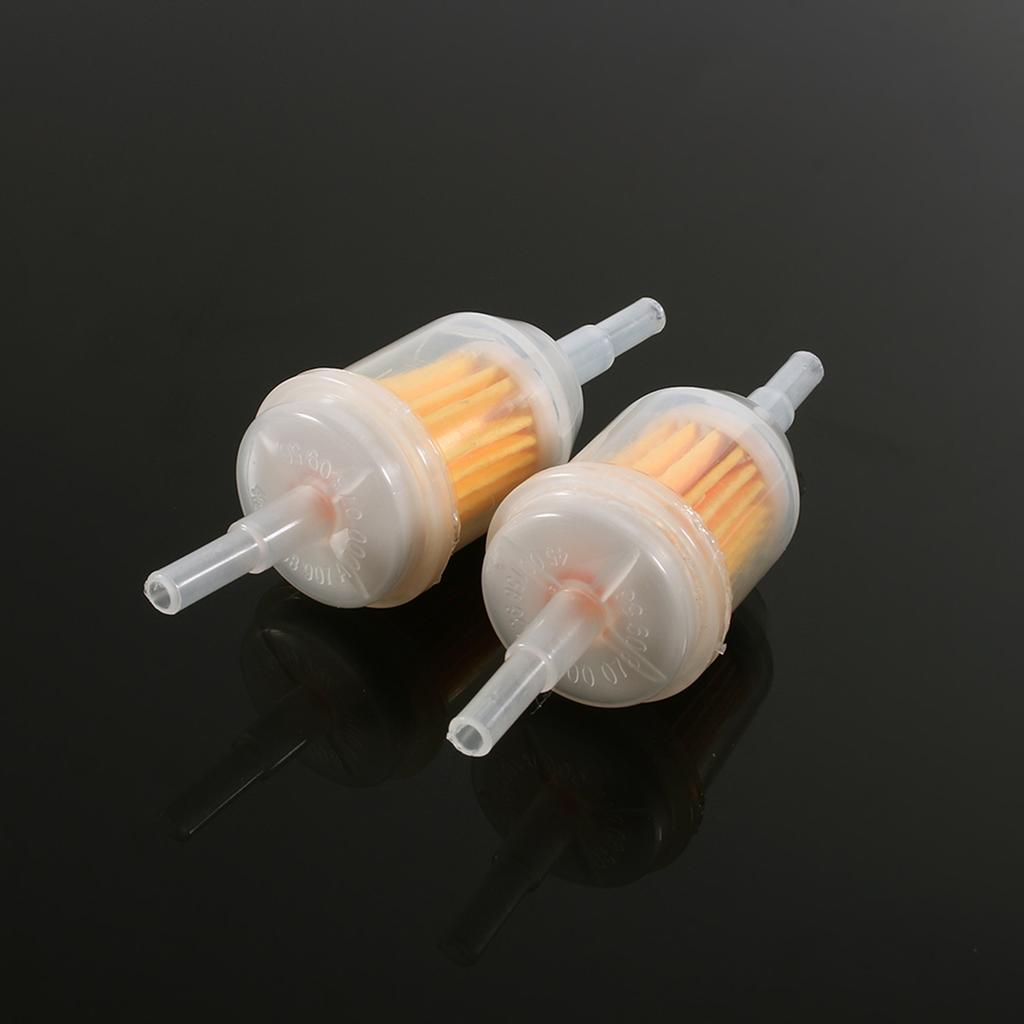 2x Universal Car Motor Petrol Inline Pipe Reusable Fuel Filter 6 8mm Hose