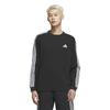 Adidas Long Sleeve Black Size M Men's ESS+ 3-Stripes T-Shirt, JUP88, (JW6934),