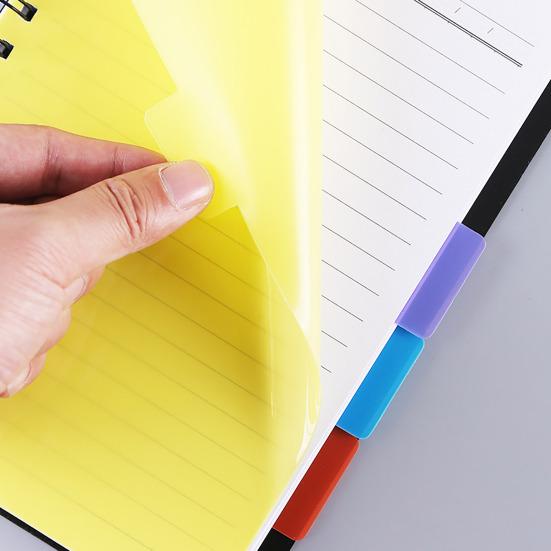 Спиральный блокнот с разделителями, гладкое письмо, утолщенная страница премиум-класса с кольцом для катушки A5/B5, блокнот-планировщик, офисные принадлежности