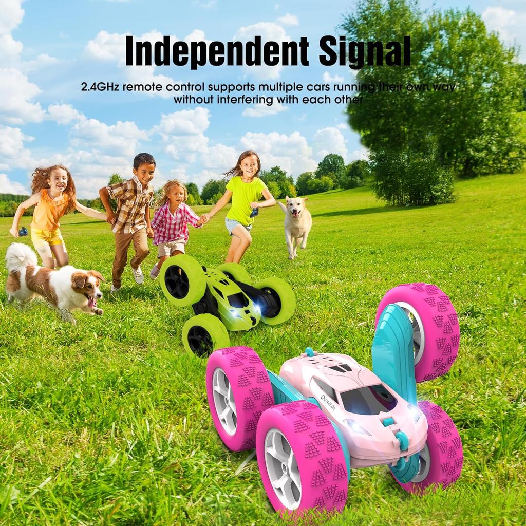 Автомобиль с дистанционным управлением, Радиоуправляемая машинка-игрушка для мальчиков 6-12 лет, Внедорожная радиоуправляемая трюковая машина 4WD, вращающаяся на 360° машина с дистанционным управлением