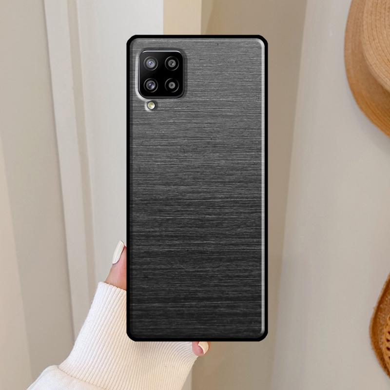 Чехол из стали с текстурой шлифованного металла для Samsung Galaxy A36 A56 A13 A23 A52 A32 A12 A54 A34 A14 A16 A26 A33 A53 A15 A35 A55