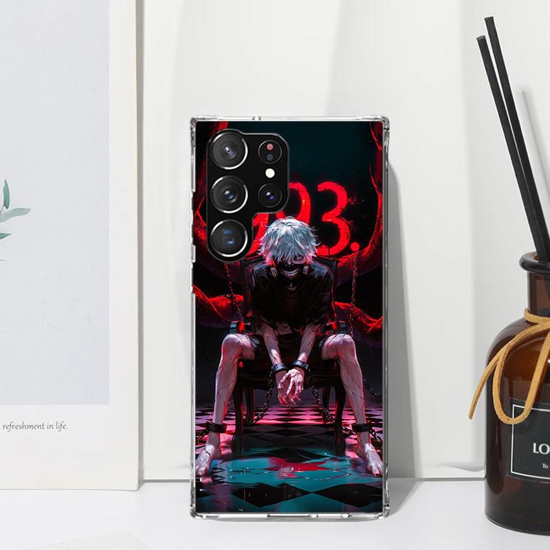 Чехол для телефона G-Ghoul Tokyo Kaneki Ken для Samsung Galaxy S26 S25 Edge S24 FE S23 S22 Ultra S21 Plus S20 + Художественные Fundas Задняя крышка Ga