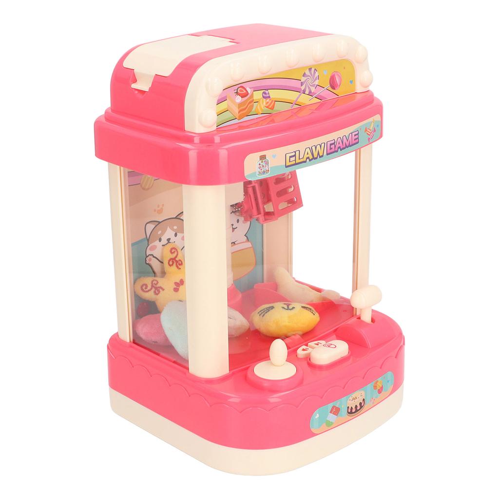 Машина для кукольных когтей, световые и звуковые эффекты, машина для захвата игрушек с 6 куклами для детей
